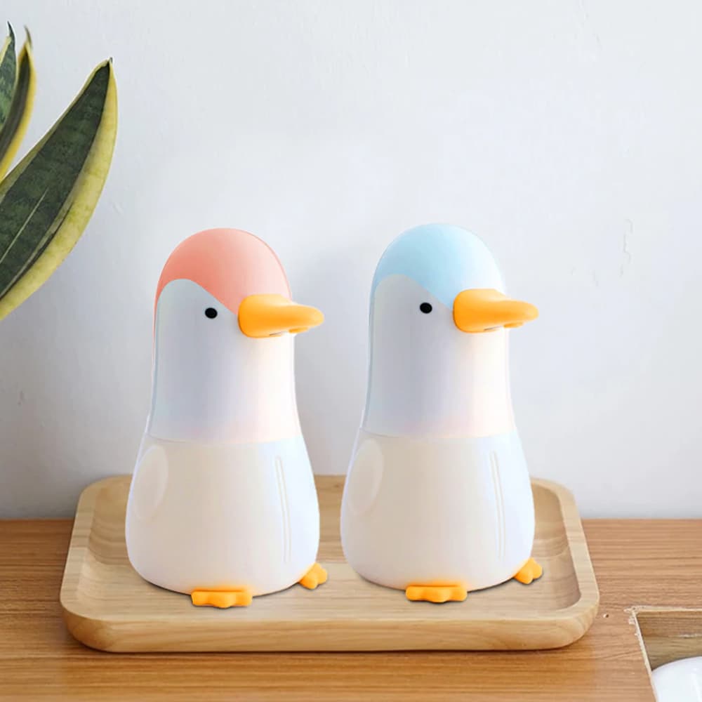 Duck-shaped soap dispenser