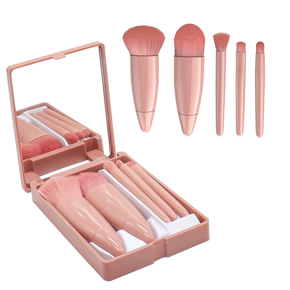 Portable brush set