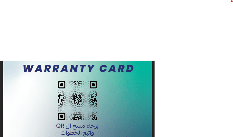 Warranty Card - 6 Months
