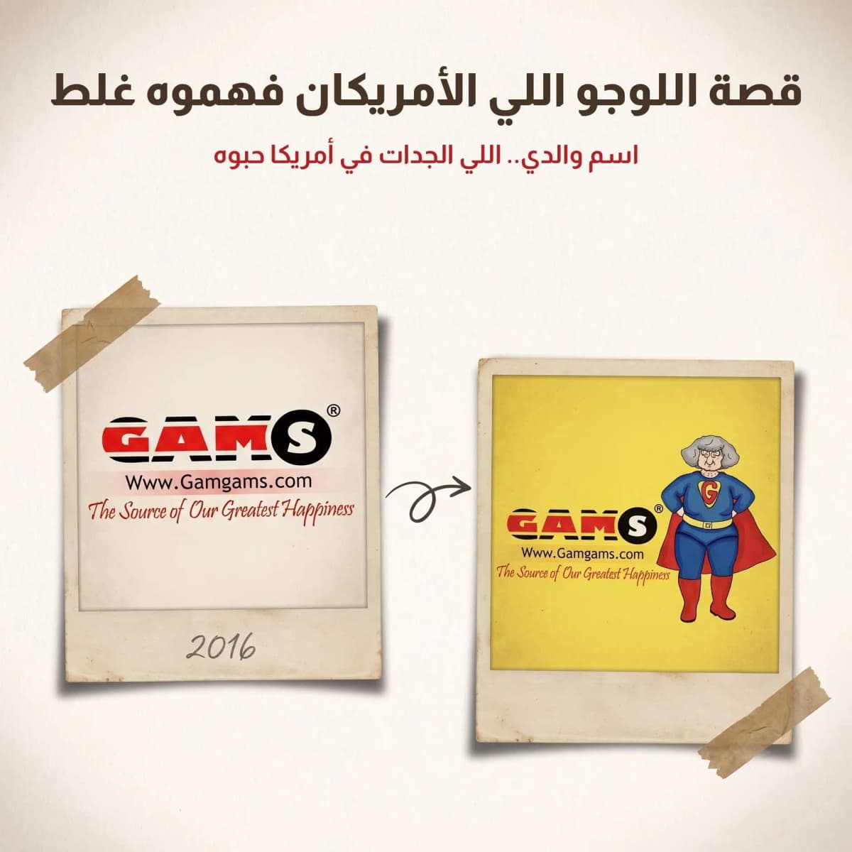 قصة GAMGAMS: كيف حوّلت خطأً لغويًا إلى استراتيجية سوق؟