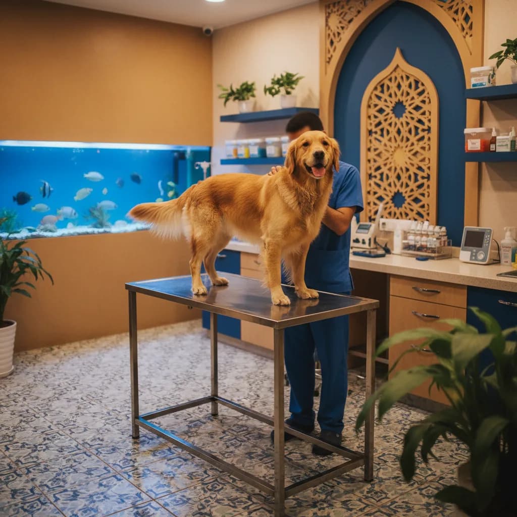 ( عيادة بيطرية)