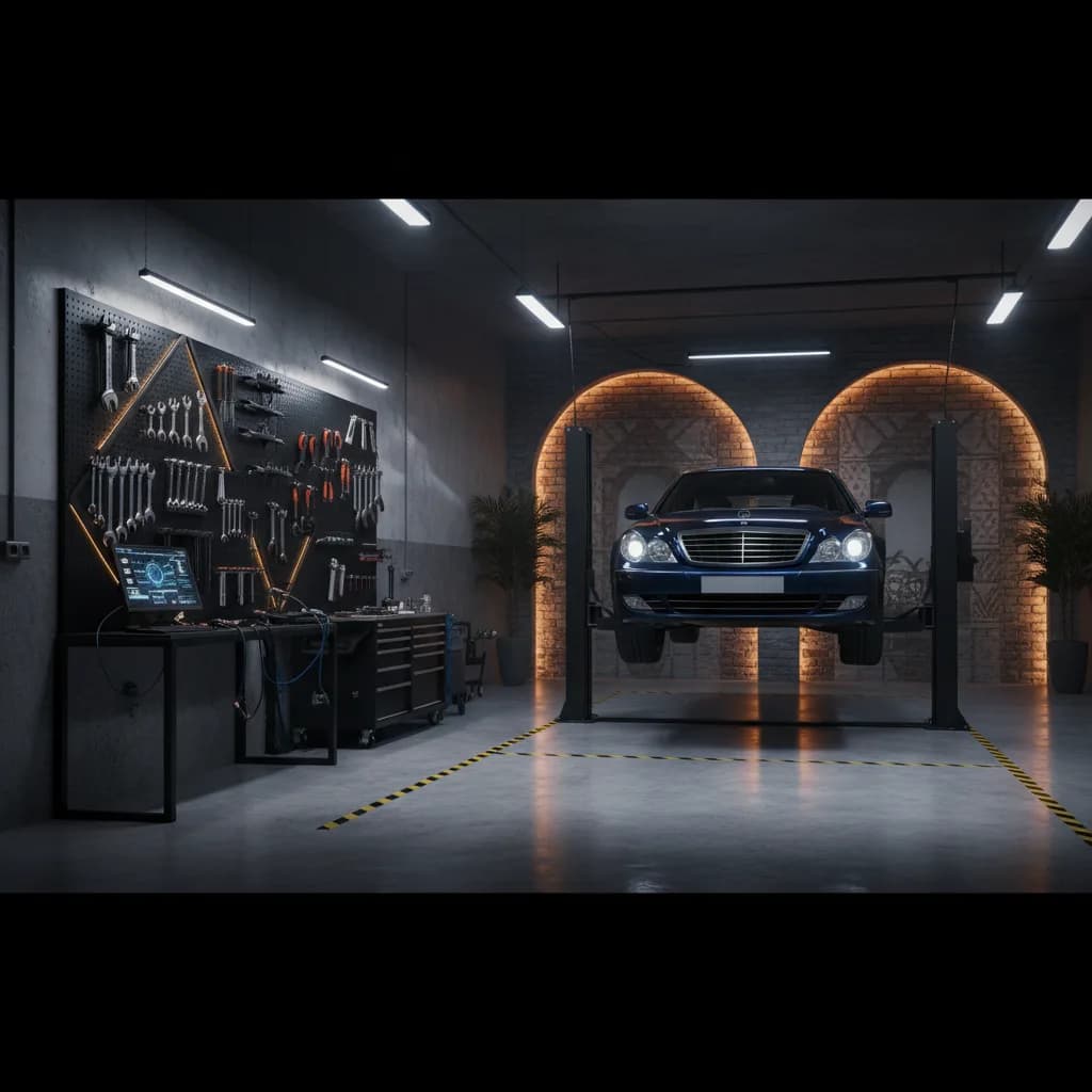 Industrial facility for turning and mechanics