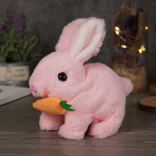 The naughty bunny toy features a chase action and cheerful sounds, making it a fun toy for both boys and girls. Pink. - 2