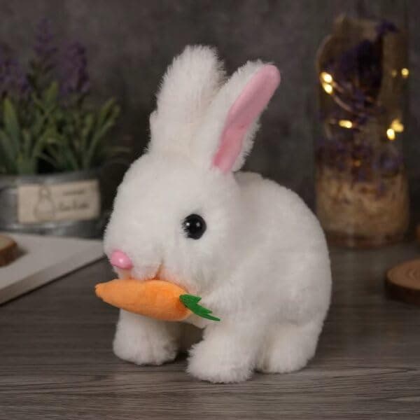 The naughty bunny toy features a chase action and cheerful sounds, making it a fun toy for both boys and girls. Pink. - 3