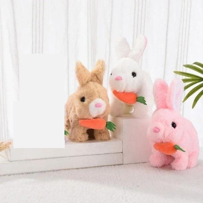 The naughty bunny toy features a chase action and cheerful sounds, making it a fun toy for both boys and girls. Pink. - 4